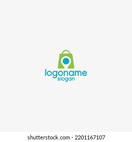 shop logo, sales logo, grocery logo, simple icon logo.