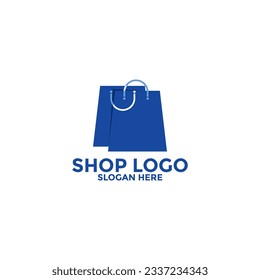 Logo de la tienda, vector del logotipo de la compra, plantilla de diseño del logotipo de Good Online Shop