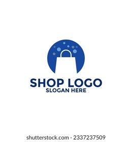Shop logo, Shopping logo vector, Good Online Shop logo design template