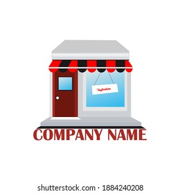 Shop logo is simple and suitable for your business inspiration.