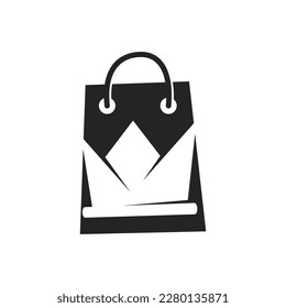 plantilla de logotipo de tienda Icono Ilustración Identidad de marca. Ilustración aislada y plana. Gráfico vectorial