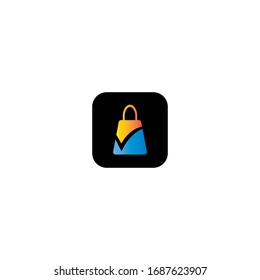 Shop logo template vector icon design