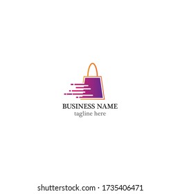 Shop logo template vector icon design