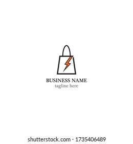 Shop logo template vector icon design