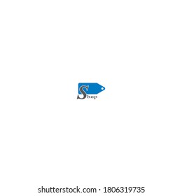 shop Logo Template vector icon illustration design 