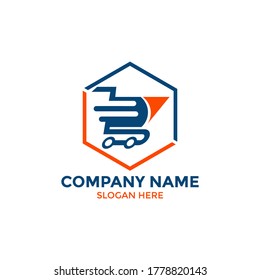 Shop logo vector, Unique Shopping And Retail Logo Template