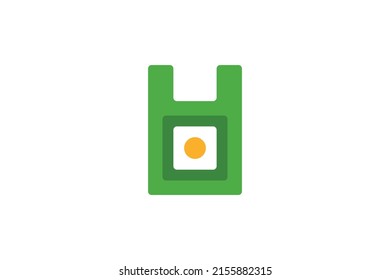 Shop and Market Colored Logo Vector