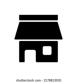 shop, minimarket icon vector illustration logo template for many purpose. Isolated on white background.