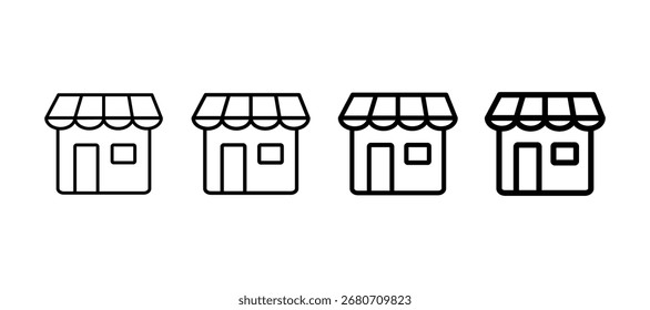 Shop Multiple Line Icon Element