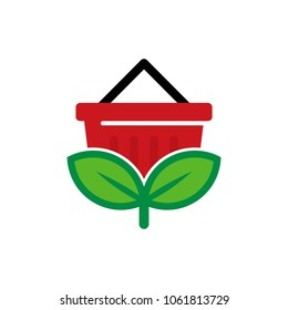 Shop Nature Logo Icon Design