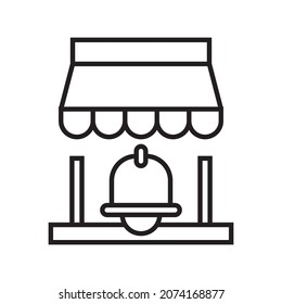 shop notification icon vector sign design
