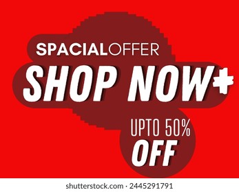 Shop Now Banner Special Offer banner poster for a business
