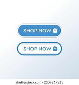 Shop now button hand cursor hand pointer clicking click here banner push button online 