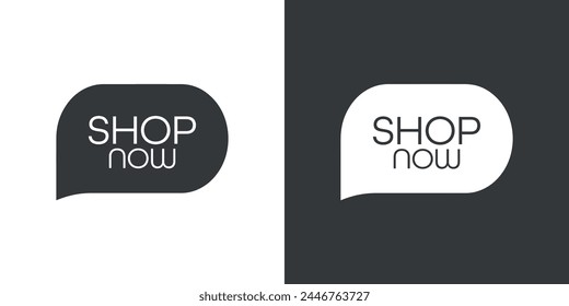 shop now button on white background
