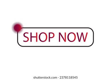 Shop now button with shopping design cart. Shop now. Modern collection for web site. Online shopping. Click here, apply, buttons hand pointer clicking. Web design elements. Vector and illustration.