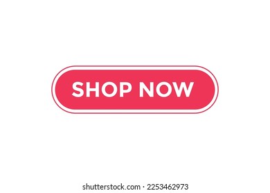 Shop now button web banner templates. Vector Illustration
