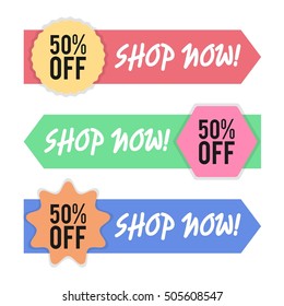 Shop Now button for your online or offline store