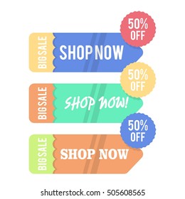 Shop Now button for your online or offline store