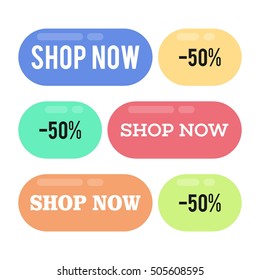 Shop Now button for your online or offline store