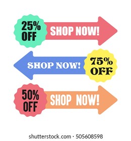 Shop Now button for your online or offline store
