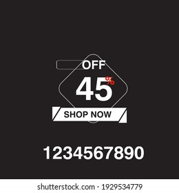 Shop now color discount sticker. Shop now red bent label isolated on white background. discount lettering on modern round shape. illustration for promo advertising discounts