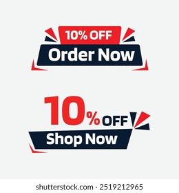 Shop Now Discount Offer Button