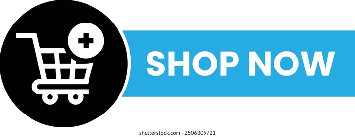 Shop Now Ecommerce Icon Call To Action Button Offer Design Marketing Symbol