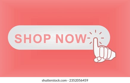 Shop now icon. vector illustration