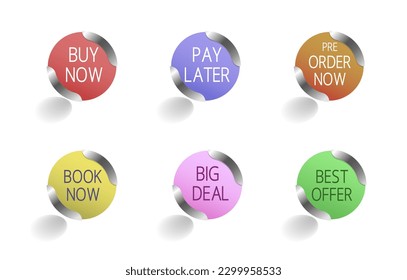 shop now pay later button illustration. order now button. beautiful swatches. professional color palate buttons. online order clickable. buy now button. e commerce. e buying button ideas. cool colors