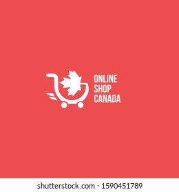 Shop online Canada logo simple