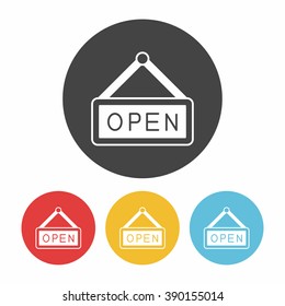 shop open icon