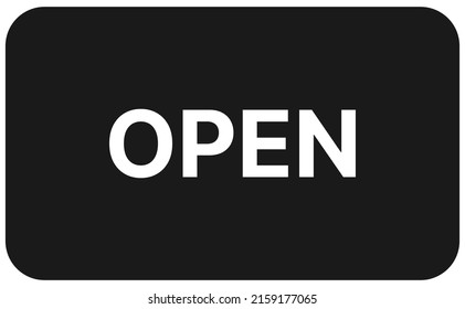 Shop open vector for your business and shop