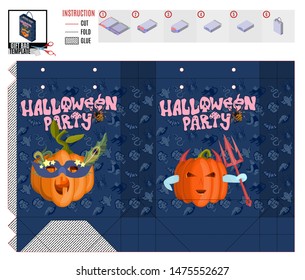 shop package template masked evil pumpkins carnival costumes