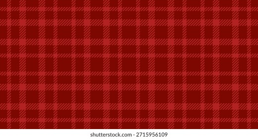 Shop pattern textile plaid, eps fabric check seamless. Underwear tartan vector background texture in red and fire brick colors palette.