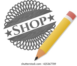 Shop pencil draw