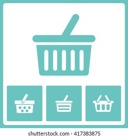 Shop pictogram. Web vector graphic. Design collection.