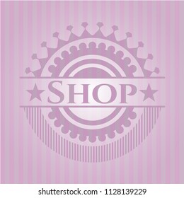 Shop pink emblem