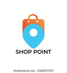 Diseño del logotipo del ecommerce de Shop Point