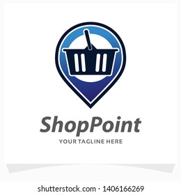 Shop Point Logo Design Template