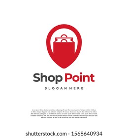 Shop Point logo designs concept vector, Local Shop logo designs template, logo symbol icon