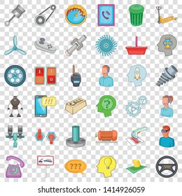 Shop reader icons set. Cartoon style of 36 shop reader vector icons for web for any design