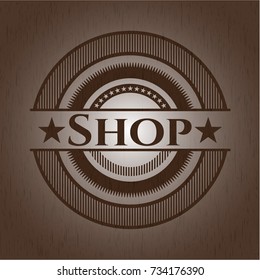 Shop realistic wooden emblem