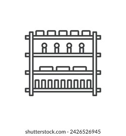 icono de la tienda plantilla vectorial ilustración logo diseño