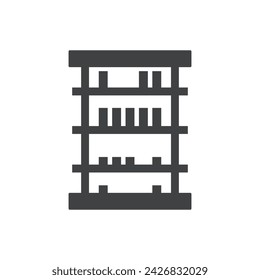 shop shelf icon vector template illustration logo design