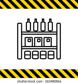 Shop shelves