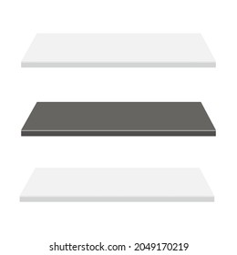 shop shelves design vector illustration