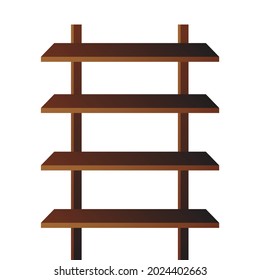 shop shelves. shelves market vector illustration