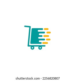  Shop shopping cart symbol and sale icon. Shopping cart icon vector. Simple sign shopping cart.