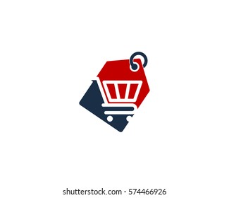 Shop And Shopping Deal Logo Design Element