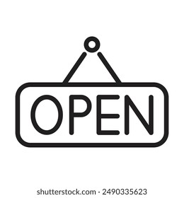 shop sign icon vector on white background